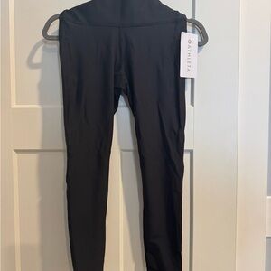 Athleta Black Interval Stash Leggings 7/8 BRAND NEW WITH TAGS NEVER WORN
